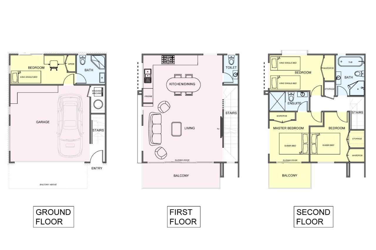 Luxury Brand New Designer Living Apartment Auckland Bagian luar foto