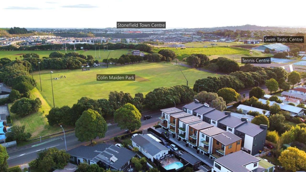 Luxury Brand New Designer Living Apartment Auckland Bagian luar foto